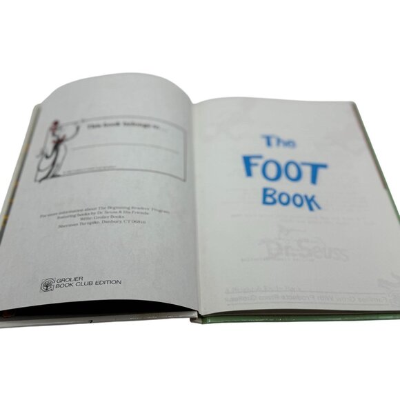 The Foot Book By Dr. Seuss Hardcover Bright & Early Books For Beginning Beginner - Picture 2 of 8